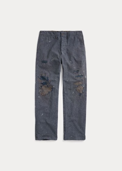 Ralph Lauren Repaired Jaspé Field Chinos Herre Danmark (VNRHM1249)